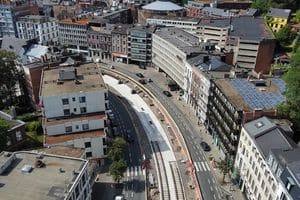 Visitez le chantier du tram - Sauvenière, St-Lambert, Léopold